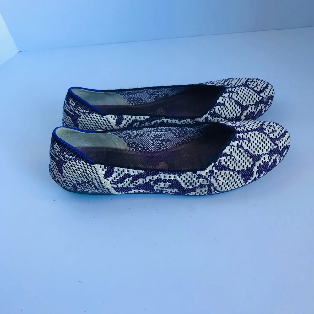 Rothy's The Flat Violet‎ Round Toe Floral Wisteria